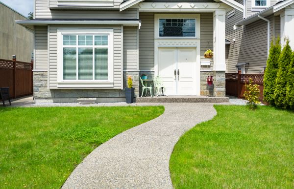 Concrete Path Construction in Redmond