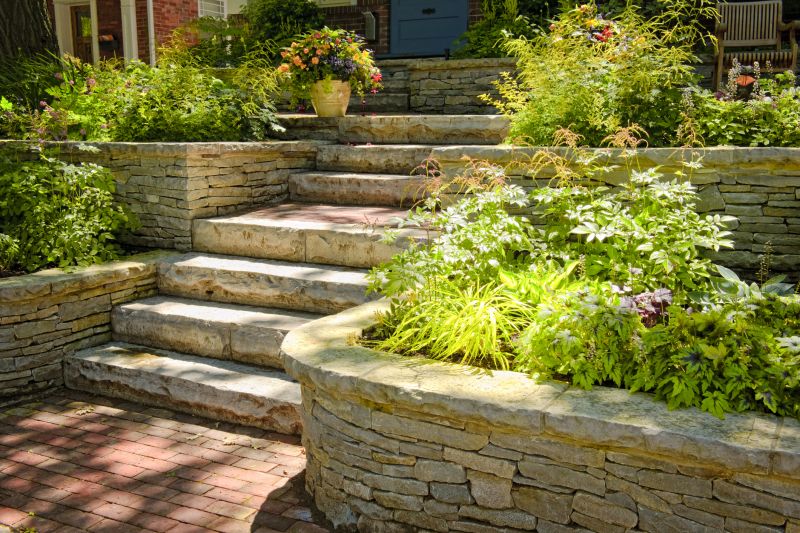 Backyard Steps Installation