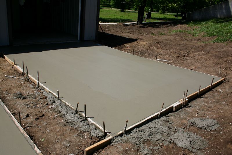 Garage Concrete Pouring